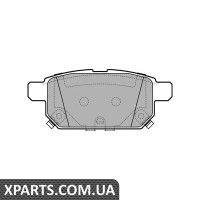 SUZUKI Гальмівні колодки задн. Swift IV 10-SX4 S-Cross 13- Delphi LP2687