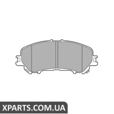 Дисковые тормозные колодки комплект Delphi LP3144