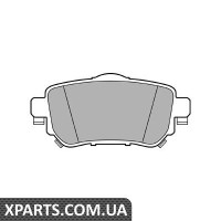 Дискові гальмівні колодки комплект Delphi LP3145