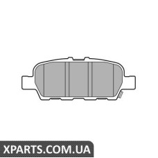 Дисковые тормозные колодки комплект Delphi LP3158