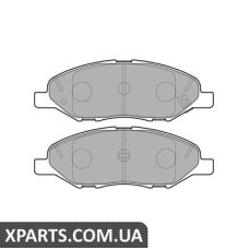 Дисковые тормозные колодки комплект Delphi LP3169