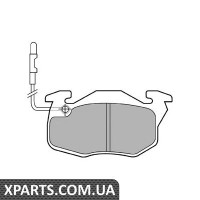 Гальмівні колодки дискові CITROEN/PEUGEOT Saxo/106/205/306 F 83-98 Delphi LP490