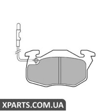 Гальмівні колодки дискові CITROEN/PEUGEOT Saxo/106/205/306 F 83-98 Delphi LP490