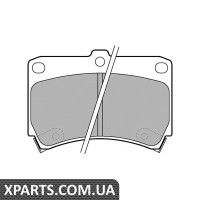 Колодки гальмівні дискові MAZDA/KIA 121/323/Rio 89-98 Delphi LP743