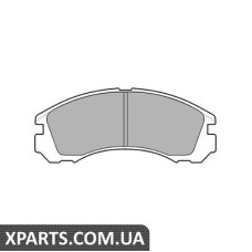 MITSUBISHI Тормозные колодки передн.Pajero 90-L200/400 GalantLancer Delphi LP871