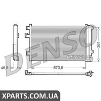 Радіатор кондиціонера DENSO DCN09084