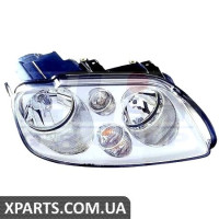 Фара права H7/H7, ел. рег., з моторч., хром. рамка, (Touran -11/06, Caddy -09) DEPO 4411172RLDBM1