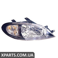 Фара права H4, ел. рег., + моторч., чорна рамка, 5-дв. 06- DEPO 2351103RLDEM2
