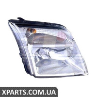 Фара прав. H4 з поворотником, авт. регул. 06-; 09- DEPO 4311165RLDEM