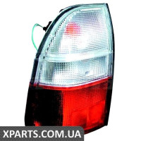 Ліхтар задній лівий, червоно-білий, з патроном 02- DEPO 2141952LAECR