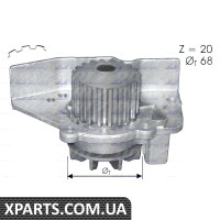 ITROEN Помпа води XANTIA 93-ZXPeugeot 406605 2.0 16V DOLZ C118