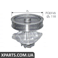 PEUGEOT Помпа води ExpertJumpycudo 1.6I 95- DOLZ S225