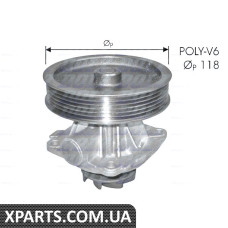 PEUGEOT Помпа воды ExpertJumpycudo 1.6I 95- DOLZ S225