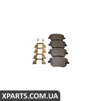 Комплект гальмівних колодок, дискове гальмо Vika 66981104301