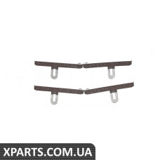 Комплектуючі, колодки дискового гальма Vika 86150150501