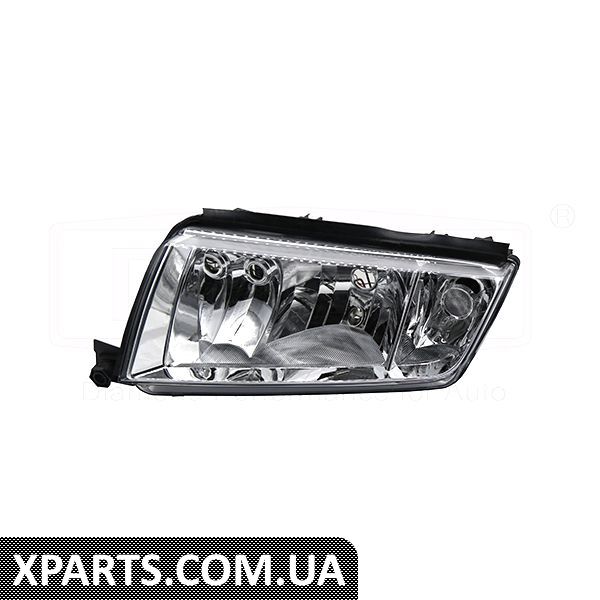 89410199902 DPA фара; ліва; з мотором; срібний каркас