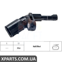 Датчик, частота обертання колеса FACET 210009