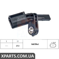 Датчик, частота обертання колеса FACET 210006