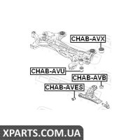 САЙЛЕНБЛОК ПЕРЕДНІЙ ПІДВІСКИ CHEVROLET AVEO (T200) 2003-2008 FEBEST CHABAVX