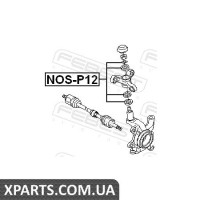 РЕМКОМПЛЕКТ важеля підвіски NISSAN PRIMERA P12 2001-2007 FEBEST NOSP12