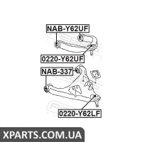 ОПОРА КУЛЬОВА ПЕРЕДНЬОГО НИЖНЬОГО РИЧАГУ NISSAN PATROL Y62 2010- FEBEST 0220Y62LF ОПОРА КУЛЬОВА ПЕРЕДНЬОГО НИЖНЬОГО РИЧАГУ NISSAN PATROL Y62 2010- FEBEST 0220Y62LF