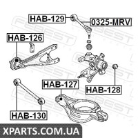 САЙЛЕНБЛОК Заднього важеля HONDA MR-V 2003-2008 FEBEST HAB130