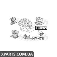 ПОДУШКА КОРОБКИ ШВИДКОСТЕЙ ЗАДНЯ HONDA ACCORD CF3/CF4/CF5/CL1/CL3 1998-2002 FEBEST HM072