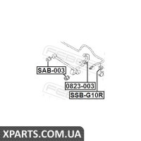 ТЯГА СТАБІЛІЗАТОРА ЗАДНЯ (SUBARU IMPREZA G11 2000-2007) FEBEST FEBEST 0823003