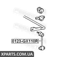 ТЯГА СТАБІЛІЗАТОРА ЗАДНЯ TOYOTA ALTEZZA/ALTEZZA GITA GXE10/SXE10 1998-2005 FEBEST 0123GX110R