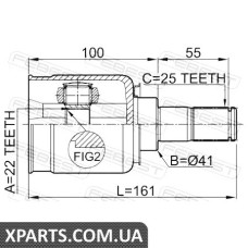 ШРУС ВНУТРІШНІЙ 22X41X25 KIA CEED 2006-2012 FEBEST 2211CD