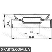 САЛЬНИК ПРИВОДУ (35X50X8.5X11.8) FEBEST 95PAY35500912X