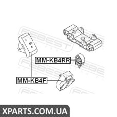 ПОДУШКА ДВИГУНА MT MITSUBISHI PAJERO/MONTERO SPORT CHALLENGER KH# 2008- FEBEST MMKB4RR