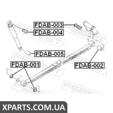 САЙЛЕНБЛОК ЗАДНЕГО АМОРТИЗАТОРА FORD TRANSIT TT9 2006- FEBEST FDAB005