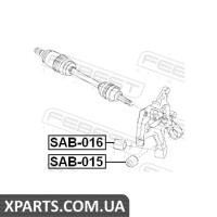 САЙЛЕНБЛОК ЗАДНЬОЇ ЦАПФИ (SUBARU IMPREZA G12 2007-) FEBEST FEBEST SAB016