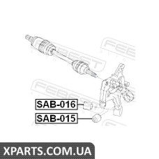 САЙЛЕНБЛОК ЗАДНЬОЇ ЦАПФИ (SUBARU IMPREZA G12 2007-) FEBEST FEBEST SAB016