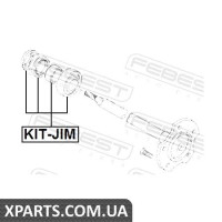 ПІДШИПНИК кульковий задньої півосі SUZUKI JIMNY SN413 1998- FEBEST KITJIM