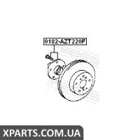 Подшипник ступицы колеса передний TOYOTA AVENSIS AT22#/AZT220/CDT220/CT220/ST220/ZZT22# 1997-2003 FEBEST 0182AZT220F