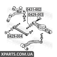 БОЛТ З ЕКСЦЕНТРИКОМ FEBEST 0429004