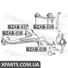 САЙЛЕНБЛОК НИЖНЬОГО ПЕРЕДНЬОГО важеля FEBEST BZAB038