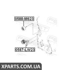 Натягувач ременя FEBEST 0587LW23