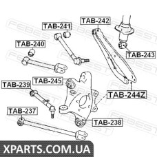 САЙЛЕНБЛОК ЗАДНЕЙ ТЯГИ TOYOTA CROWN/MAJESTA GRS18#/UZS18# 2003-2008 FEBEST TAB240