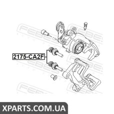 РЕМКОМПЛЕКТ СУППОРТА ТОРМОЗНОГО ПЕРЕДНЕГО FEBEST 2175CA2F