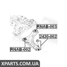 ОПОРА КУЛЬОВА ПЕРЕДНЬОГО НИЖНЬОГО РИЧАГУ FEBEST 2420002