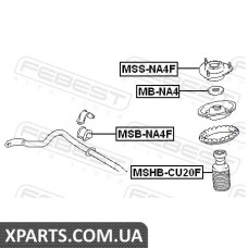 ПІДШИПНИК ОПОРИ ПЕРЕДНЬОГО АМОРТИЗАТОРА (MITSUBISHI GRANDIS NA4W/NA8W 2003-2009) FEBEST FEBEST MBNA4
