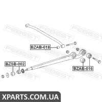 САЙЛЕНБЛОК Заднього важеля MERCEDES BENZ G-CLASS 463 1989- FEBEST BZAB016