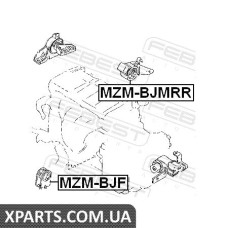 ПОДУШКА ДВИГУНА ЗАДНЯ MT MAZDA 323 BJ 1998-2004 FEBEST MZMBJMRR