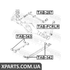 САЙЛЕНБЛОК ЗАДНЕГО ПРОДОЛЬНОГО РЫЧАГА DAIHATSU TERIOS J200/J211 2006- FEBEST TAB342