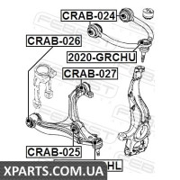 САЙЛЕНБЛОК ПЕРЕДНЬОГО НИЖНЬОГО РИЧАГУ FEBEST CRAB027
