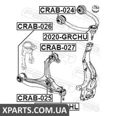 САЙЛЕНБЛОК ПЕРЕДНЬОГО НИЖНЬОГО РИЧАГУ FEBEST CRAB027