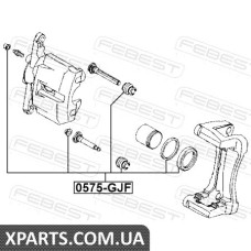 РЕМКОМПЛЕКТ СУППОРТА ТОРМОЗНОГО ПЕРЕДНЕГО MAZDA 6 GJ 2012- FEBEST 0575GJF